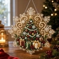 thumbnail image 4 of Christmas Diy 3D Pearl Diamond Painting Kit For Adults Diamond Art Diy Suncatcher Kit Special Shape Acrylic With Lace Edge Window Pendant Christmas Diy Crystal For Home Wall Decor(8In), 4 of 5