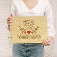 thumbnail image 2 of Darling Souvenir Personalized Engraved Laser Cut Wedding Guest Book Wooden Cover Sign-in Book Registry Guestbook Scrapbook-1T, 2 of 7