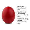 thumbnail image 3 of Brainstream BeepEgg Singing and Floating Egg Timer for Boiled Eggs, Red, 3 of 8