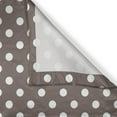 thumbnail image 3 of Ambesonne Polka Dots Kitchen Curtains, European Motifs Dots, 55"x39", Warm Taupe and White, 3 of 3