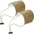thumbnail image 1 of 2pcs Car Driving Shoe Heel Protector Wear-resistant Shoe Cover Brake Throttle Shoe Foot Heel Protection (Khaki), 1 of 9