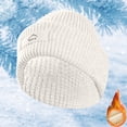 thumbnail image 1 of Chapeau d'Hiver à Capuche pour Enfants Chaud en Laine Tricotée Résistant au Froid, 1 of 3