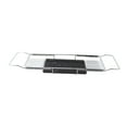 thumbnail image 2 of Metal Marble Bathtub Rack with Anti Slip, Space Saving, Multi Functional Expandable Bathtub Tray for House Warming Gift, 2 of 8