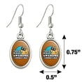 thumbnail image 4 of Garfield This is What Awesome Looks Like Novelty Dangling Drop Oval Charm Earrings, 4 of 5