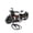 White, variant on Keychain Pendant Motorbike Charm Alloy Anti-Detachable Hook Keyring Backpack Accessory Decompression Tool