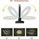 thumbnail image 2 of Anillo de luz con abrazadera, luz LED para videoconferencia de 6 pulgadas, 3 modos de color, 11 niveles de brillo para video vertical de YouTube, V, 2 of 5