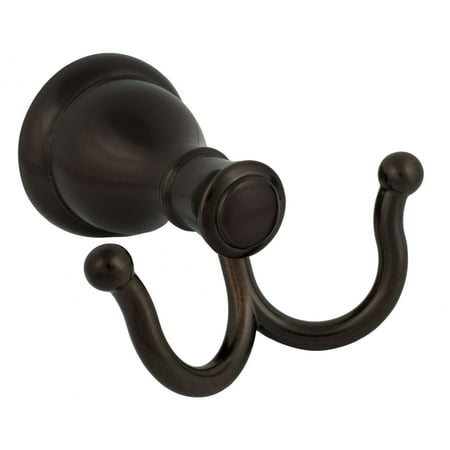- Oil Rubbed Bronze Wall Mounted Double Robe Hook Towel Holder Bath Hardware Accessory, Oil Rubbed Bronze
