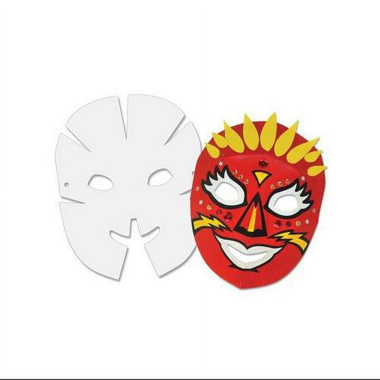 Chenille Kraft Dimensional Paper Masks Pack of 40 CK-4652