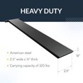 thumbnail image 3 of Iron Supports Hidden Island Countertop Support Bracket - Heavy Duty Brackets for Granite Countertops - Steel Kitchen Island Support Brackets (Raw Steel - 26 Inch), 3 of 7