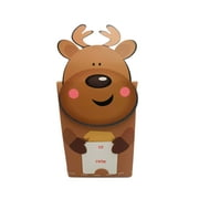 Holiday Time Christmas Character Gift Box, 4"x2.5"x6", Brown Deer