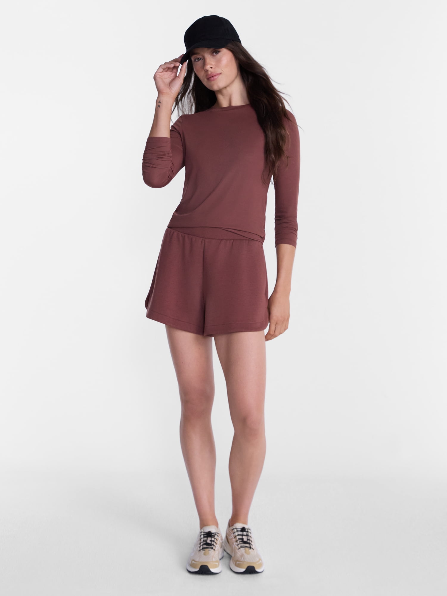 Avia Women’s SoftSculpt Top with Long Sleeves, Sizes XS-XXL