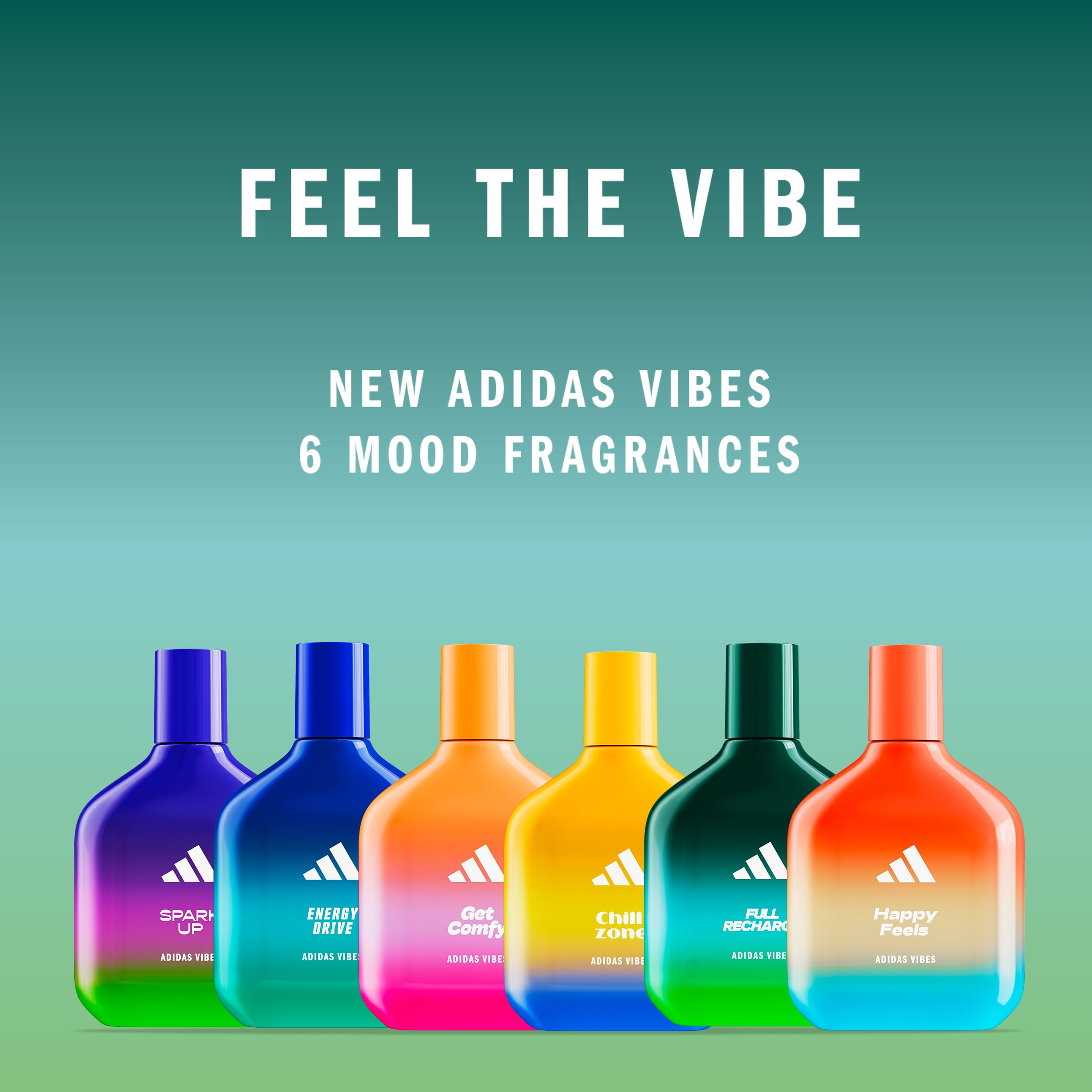 adidas Vibes Chill Zone Eau de Parfum, 1.6oz, For All, Lavender