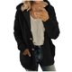 thumbnail image 2 of Abrigo informal con capucha y manga larga para mujer, chaqueta con capucha, suéter de invierno, abrigo cálido de lana con cremallera, abrigo de manga larga para mujer, 2 of 6