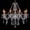 Silver, variant on Datingday 8 Light Crystal Chandelier Silver Chandeliers for Dining Room Modern Chandelier Hanging Candle Chandelier Pendant Lighting Adjustable Height Ceiling Light Fixture, E12 Base (8 Bulbs)