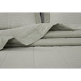 thumbnail image 6 of Chezmoi Collection Yuma 3-Piece 100% Cotton Quilt Set Queen Size, Natural, Modern Geometric Rectangle Stitched Quilt Washed Cotton Bedspread Set for All Season, 6 of 9