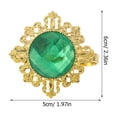 thumbnail image 2 of WEUVEB 12Ud Anillos De Servilleta Para De Mesas En Color Verde Con Y Duradero, 2 of 6