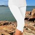 thumbnail image 4 of Women's Casual Pants Leggings For Women Plus Size High Waisted Yoga Cropped Trousers 2025 Summer Gym Pants,White Women's Casual Pants L, 4 of 6