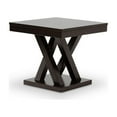 thumbnail image 2 of Urban Designs 370090 20 in. Everdon Dark Brown Modern End Table, 2 of 3