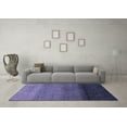 thumbnail image 3 of Ahgly Company Indoor Rectangle Abstract Blue Modern Area Rugs, 2' x 5', 3 of 4