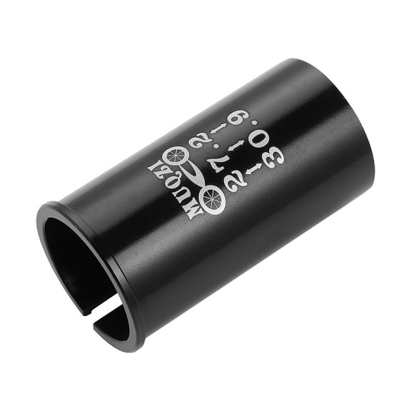 LEORX Bike Seat Post Clamp Aluminum Alloy Black for Bicycle Maintenance 1Pack