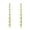 Yellow, variant on 2-Pack Romantic Wedding Candles - 9.8" Long Taper Candles for Candlelight Dinner & Home Decor
