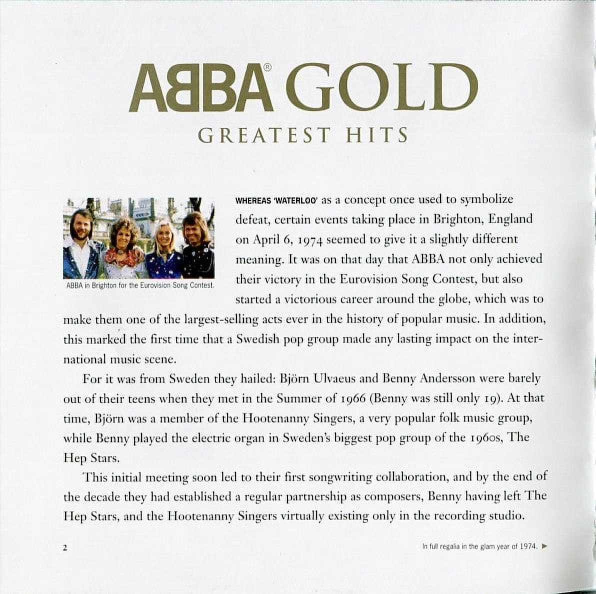 ABBA - Gold - Pop Rock - CD - image 4 of 5