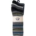 thumbnail image 3 of Dockers Men's Performance Socks - 3-Pairs and 6-Pairs Athletic and Dress Crew Socks, Grey Multi (6-PK), 3 of 10