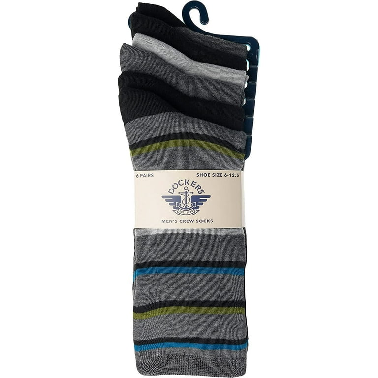 Dockers Men's Performance Socks - 3-Pairs and 6-Pairs Athletic and Dress Crew Socks, Grey Multi (6-PK) - Walmart.com Dockers Men's Performance Socks - 3-Pairs and 6-Pairs Athletic and Dress Crew Socks, Grey Multi (6-PK) - Walmart.com