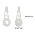 thumbnail image 2 of MLINS 20 Pcs Garden Vine Plant Bender Plant Shaping Clips 3.1X1.8X1.2cm White, 2 of 8