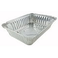 thumbnail image 5 of Pactogo 2 1/4 lb. Oblong Deep Aluminum Foil Take-Out Pan with Clear Plastic Dome Disposable Containers 8.44" x 5.94" x 1.81" (Pack of 500 Sets), 5 of 6