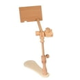thumbnail image 4 of Universal Embroidery Lap Stand High Adjustable Wooden Stand Embroidery Hoop Lap Stand Solid Beech Wood Stitch Rack Holder, 4 of 8