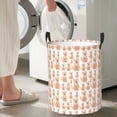 thumbnail image 5 of Rateoe Labrador Retriever Dog Pattern Round Laundry Hamper Basket, Tall Hamper Basket for Blanket Storage, Nursery Clothes Hamper for Laundry in Bedroom and College Dorm-Medium, 5 of 6