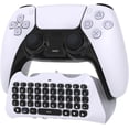 thumbnail image 1 of PS5 - Wireless Bluetooth Game Chatpad Keyboard, 47 Keys Keypad - Built-In Speaker &3.5mm Headset Audio Jack Compatible with DualSense Controller, 1 of 4