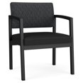 thumbnail image 1 of Lenox Steel Reception Oversize Guest Chair / Black Steel / Dark Gray / Black, 1 of 5