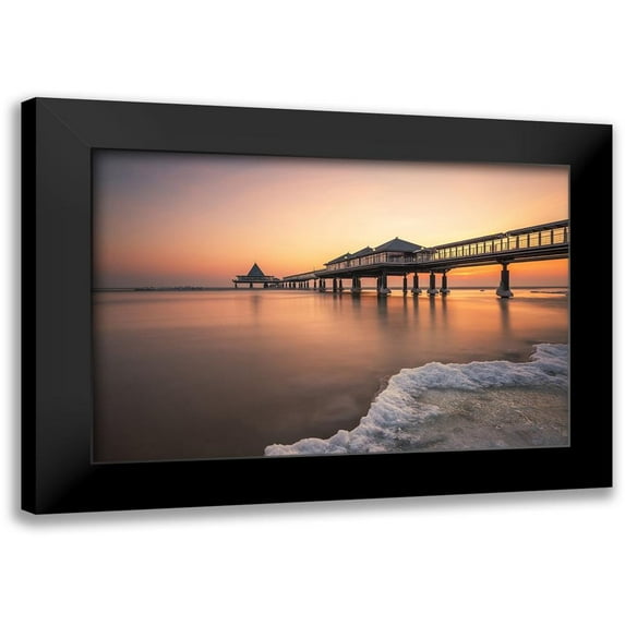 Oelschlegel, Robin 24x17 Black Modern Framed Museum Art Print Titled - Ice Age