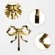 thumbnail image 3 of Decoración de pared navideña Ganchos de nudo de lazo dorado Ganchos de pared de lazo de latón Colgador de puerta Ganchos para toallas Ganchos de abrigo de latón Decorativos, 3 of 5