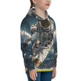 thumbnail image 3 of Daiia Astronaut Soccer Field for Boys Fashion Hoodies & Sweatshirts with Kangaroo Pocket,Hooded Sweatshirt for Kid, Breathable& Moisture Wicking-Medium, 3 of 6