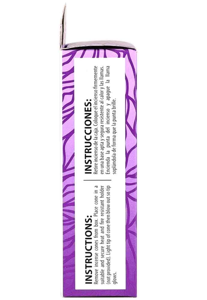 Mainstays Backflow Incense Cones, Lavender Fragrance (Purple), 40 Pack