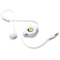 thumbnail image 4 of Headphone Retractable Mono Earphone 3.5mm w Mic Headset Handsfree Earbud Earpiece Y3D for Samsung Galaxy Tab 4 NOOK 10.1 (SM-T530) 3 10.1 GT-P5210 2 10.1, S8 Plus S6, S10 Plus J7 Sky Pro, 4 of 6