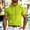 Green, variant on Mens Short Sleeve Drawstring Hoodie Cotton Moisture Wicking Hooded T-shirts Sweatshirts Lightweight Solid Tops with Kangaroo Pocket Size 2XL Gray