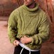 thumbnail image 1 of Suéter de cuello alto trenzado casual de moda europea y americana de otoño e invierno para hombre suéter de hombre, 1 of 5