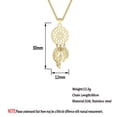 thumbnail image 5 of Dream Catcher Pendant Charm Stainless Steel Romance Women Necklace Party Accessories, 5 of 5
