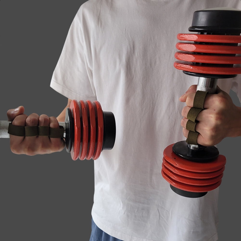 1 Pair Workout Barehand Grips Weight Lifting Gloves Non Slip Wear Resistant Breathable Fitness Gloves for Weightlifting Pull Up