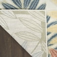 thumbnail image 6 of Nourison Aloha 3'6" x 5'6" Ivory Rose Modern Rug, 6 of 10