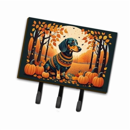 Dachshund Fall Leash or Key Holder 6 in x 9 in
