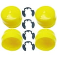 thumbnail image 1 of Capuchon d'Essieu à 4 Dents Couvercle de Roulement M143338 Kit de 4 Anneaux à Pression pour John pour Deere 102, 1 of 7