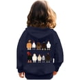 thumbnail image 5 of TAIAOJING Unisex Kids Letter Sweatshirt Jacket Boys Girls Children Baby Long Sleeve Letter Print Hoodie Zipper Up Sweatshirts Soft Coat Blouse With Pocket Lightweight Coat Windbreaker 3-4 Years, 5 of 6