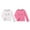 2 Pack(Rose Red+White), variant on 1/2 Pack Girls Cute Cat Ruffled Turtleneck T-Shirts Tops Causal Long Sleeve Basic Shirts Hoodies Knitwear For Toddler Girl 1-8 Years