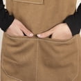 thumbnail image 3 of Delantal de lona marrón para hombre y mujer, poliéster-algodón, 3 of 3
