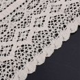 thumbnail image 1 of 3X Elegante Toalla de Mesa Larga de Macramé de Encaje de Ganchillo Crema Con Borlas para Decoración de Boda Rústica Y Decoración de Mesa de Granja, 1 of 10